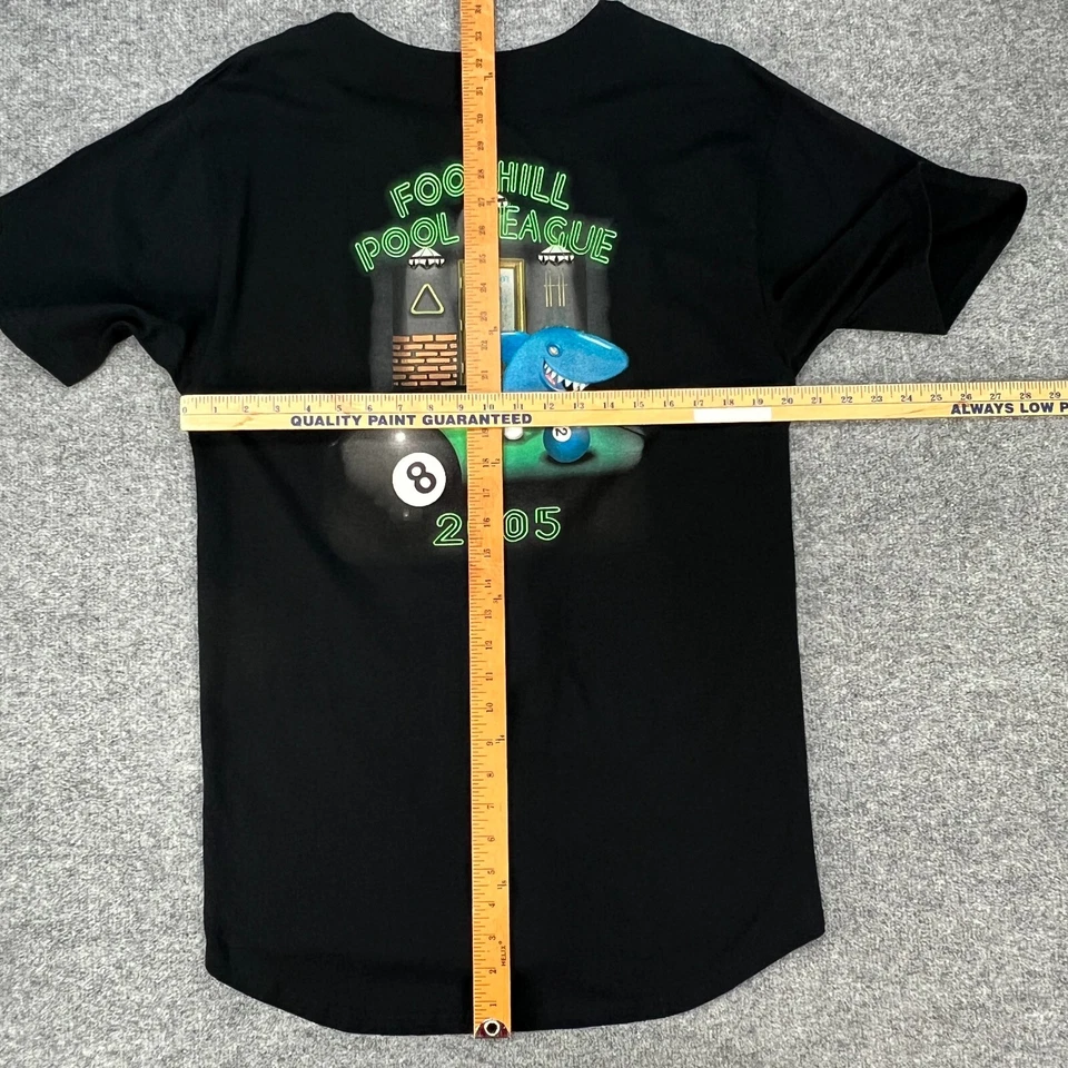 Vintage Foothill Pool League 2005 Shirt Mens L Black Button Up Billiards BIKE - Image 4 of 4