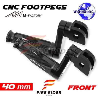 40mm Adjustable Black Rider Foot Pegs SHINOBI For CB1300 S 97 98 99 00 01 02 03
