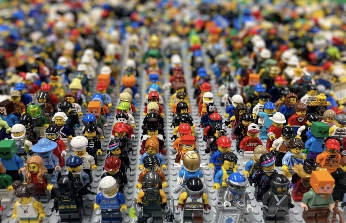 LEGO Bulk Lot Of 12 or 24 Minifigure. Theme Include Marvel, Space, Castle, City