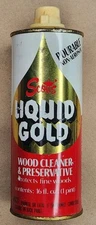 Scott’s Liquid Gold 16oz Wood Cleaner/Preservative Tin Denver CO 1970sVintage