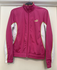 PUMA Women s Full Zip Pink Track Jacket Knit ...