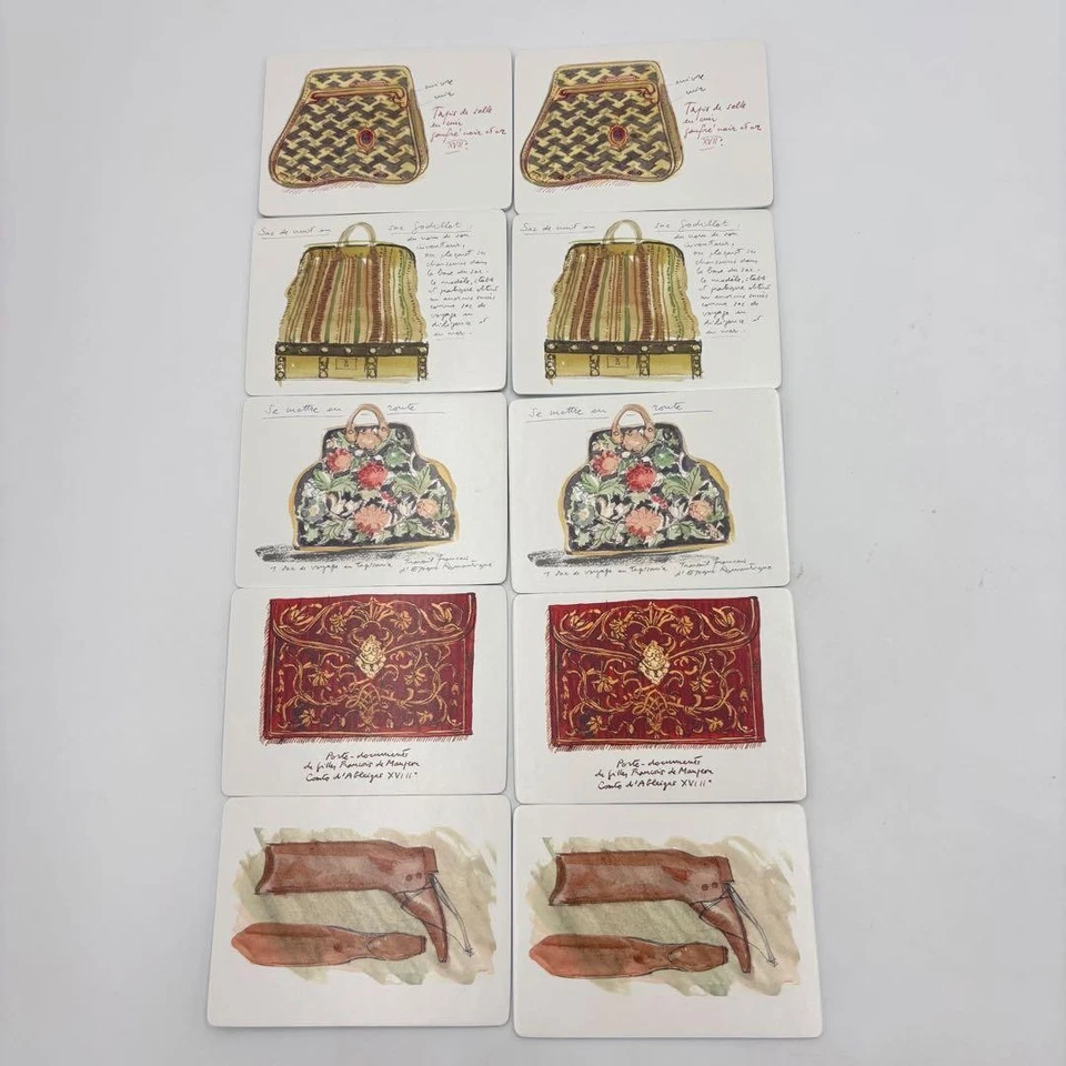 HERMES Memory Game Emile Concentration Card-Game With Original Box Used Japan - Image 2 of 4