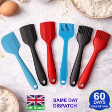 Silicone Spatula Cooking Scraper & Basting Food Brush, Pastry Baking Bakeware