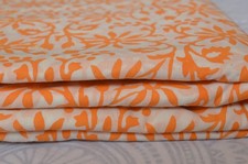 Hand Block Floral Print 100 Cotton 5 Yard Fabric NO TARRIF CHARGES 100 ZK 166