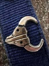 VTG Hand Beaded Leather Belt Silver Buckle 1980 Womens Size 28 Southwest Multi