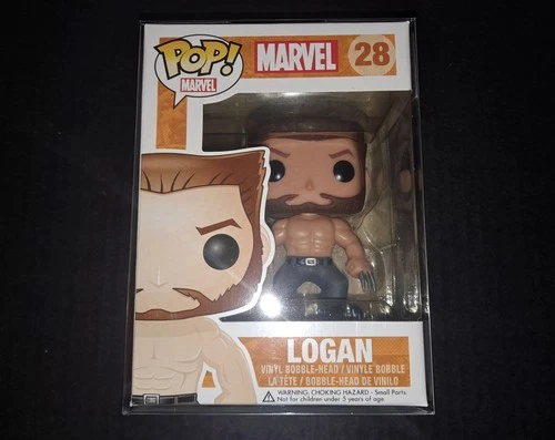Funko Pop Logan Non-Bobblehead ERROR Figure 28 NEW Wolverine VAULTED *Protector*
