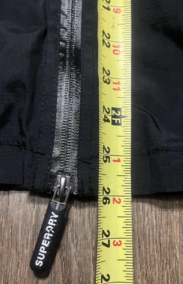 Superdry Chaqueta Con Capucha Tech Cliffhiker International Hombre M Negro Gorpcore Foto 3 de 4