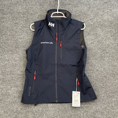 Helly Hansen Crew Vest 2.0 Women s Sz M Full Zip Halley Tech American Life