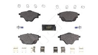 Hinterachse Hart 261 808 Bremsbelagsatz, Scheibenbremse FüR CitroËN,Ds,Opel,Peug