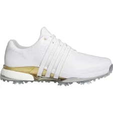 NEW Mens Adidas Tour360 24 Golf Shoes White / Gold / Silver - Pick Size!