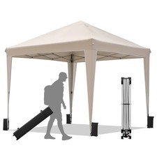 BONTEC Gazebo, 3 x 3 m, waterproof, stable, winterproof, UV protection 50+