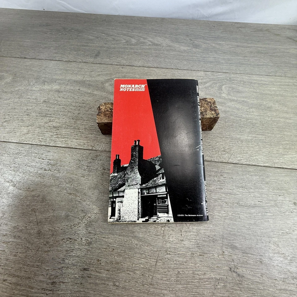 1964 Monarch Notes Wuthering Heights Study Guide Emily Bronte Softcover - Image 2 of 4