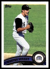 Huston Street 2011 Topps Rockies #COL14 Rockies MLB READ FREE SHIP AutographDen