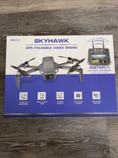 Vivitar Skyhawk GPS Foldable Drone DRCSC3 – 2.7K Camera – New Sealed – Free Ship