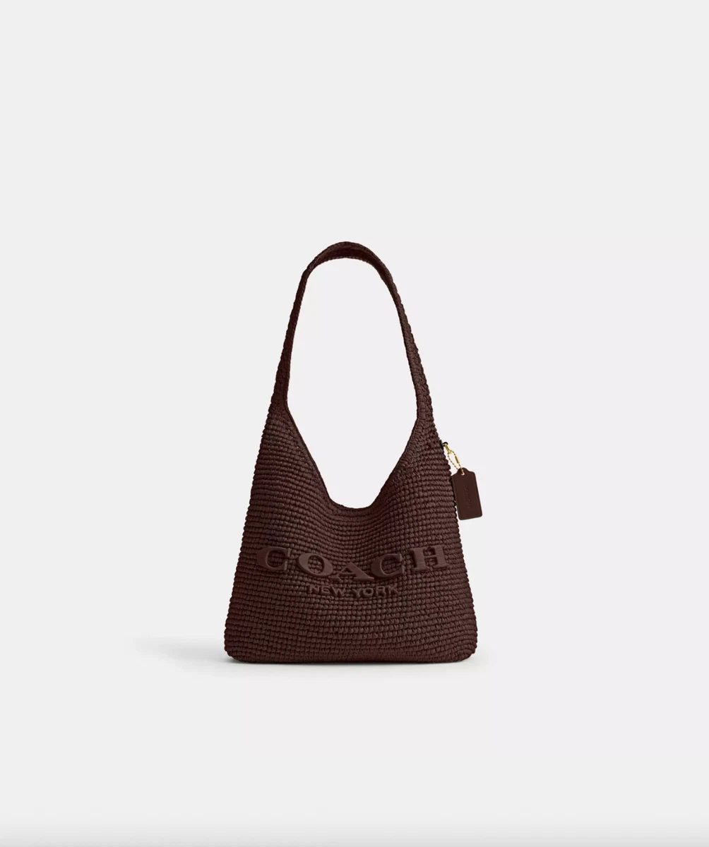 バッグ Coach Hobo Brown Oneshoulderbag Coach Brown Signature Hobo Bag for sale | eBay