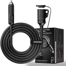 Extension Cable 1.5m-5ft 16AWG Male to Female Socket, DC 12V/24V Socket Power