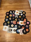 Huge Classic Rock & Pop 7" Vinyl Job Lot Beatles, Elton John, Elvis 40+ Bundle