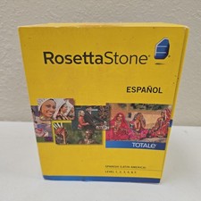 Rosetta Stone Spanish Espanol Latin America Level 1-5 Set Missing Headset