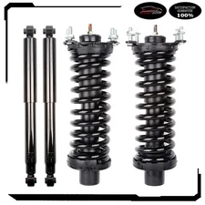 For 2002-2012 Jeep Liberty Set (4) Front Complete Struts + Rear Shock Absorbers