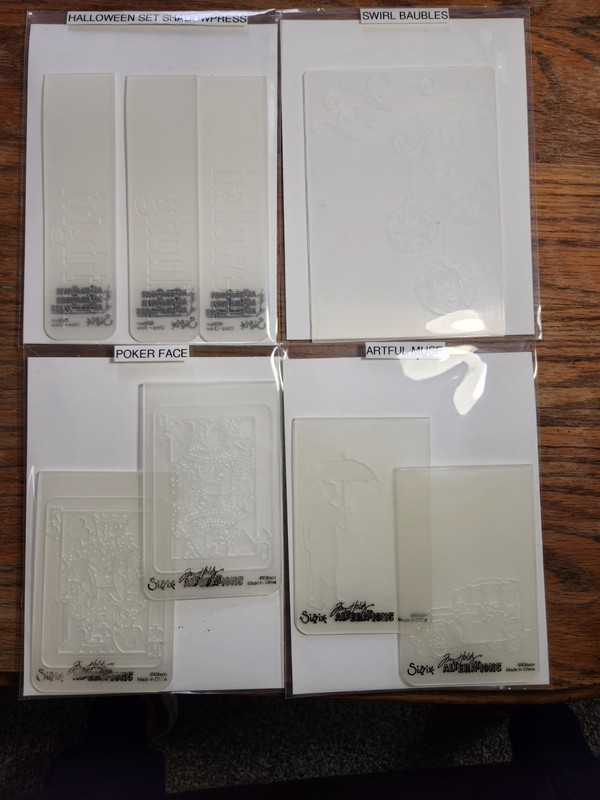 Lot 12 21 Embossing Folders By Sizzix And Others