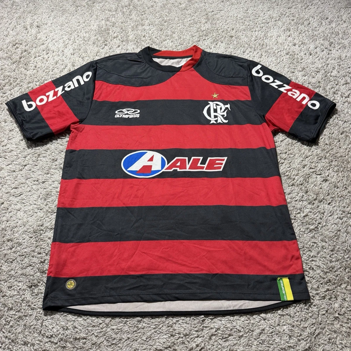 Flamengo Multi-Color International Club Soccer Fan Jerseys for