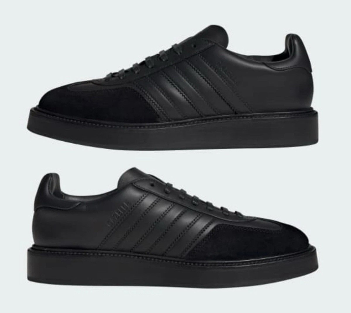 8M / 9W - [New] Men\'s adidas Gazelle Indoor Made in Italy Shoes Black IH8642 adidas main image 3