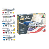 P-51D Mustang Aces Kit 1:72 Italeri Kit Aerei -D- Neues Modell