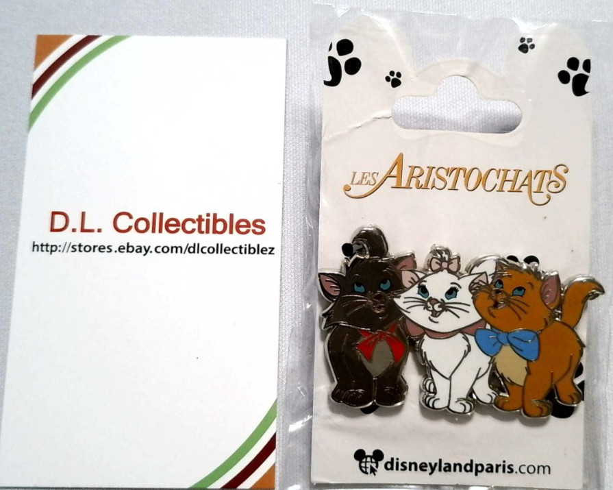 Disney Aristocats Disneyland Paris DLRP Kittens 2020 Berlioz Marie Toulouse PIN