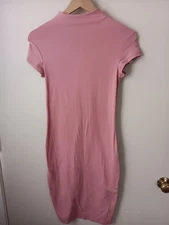 Womens Slim Pink Mini Bodycon Dress