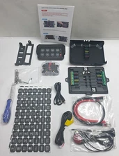 12/24v 8 Gang Switch Panel Led Light Bar Electronic Relay System US Ship