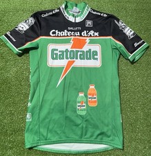 Vintage Gatorade Chateau D'AX Salotti Santini Cycling Jersey XL Italy Trikot