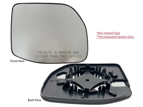 Non-Heated Door Mirror Glass for Ford Maverick 2022-2024 Passenger Right Side