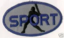 Baseball Batter Swing Sports Embroidery Patch