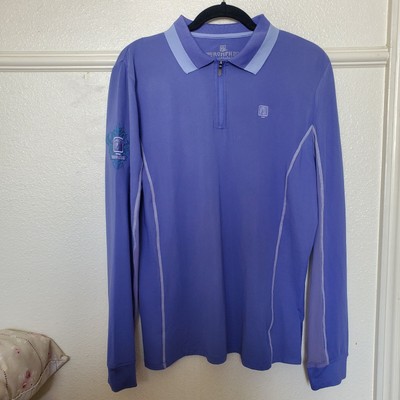 Romf Long Sleeve Pullover Chill Factor Sun Equestrian Top Women s Size XL Purple