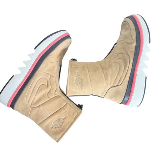 Air Jordan 1 Jester XX Utility Pack Womens 9 Beige Sneaker Boots AV3722 200