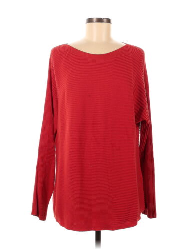 Eileen Fisher Women Red Pullover Sweater M