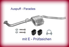 Mittelschalldämpfer Auspuff für Opel Omega B 2.5TD & 2.5DTi Caravan + Anbaukit