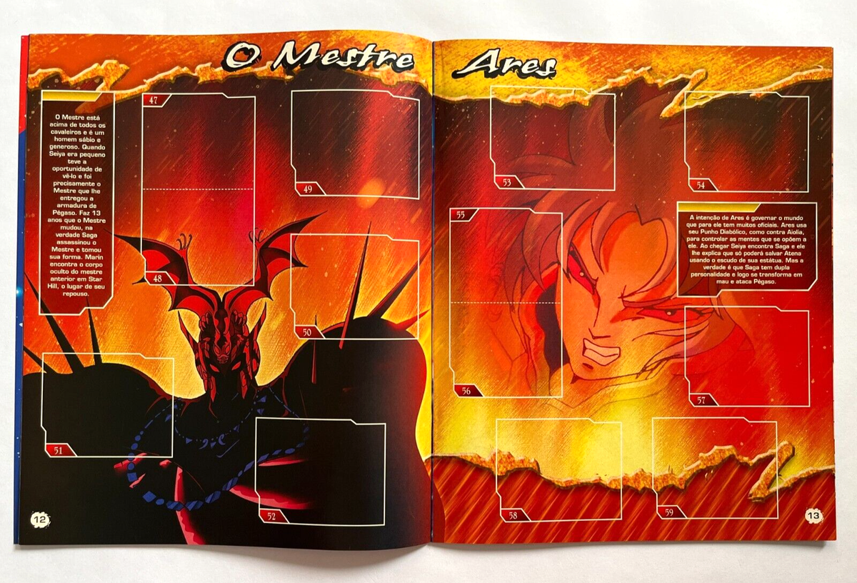 2005 ALBUM SAINT SEIYA 2 Navarrete + Full Set 205/205 BRAZIL