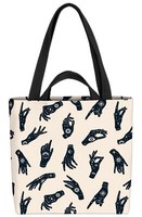 Zauberer Hexe Sterne Tasche Hand Auge Symbole Horoskop Sternzeichen Zukunft Han
