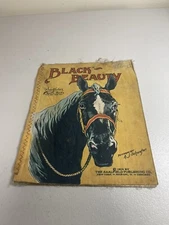 Black Beauty Saalfield's Muslin Books 125D~Rare