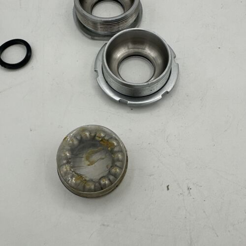 Vintage Shimano 36x24 Italian Square Taper Bottom Bracket 68 x 122.5mm CrMo Bike - Picture 8 of 10