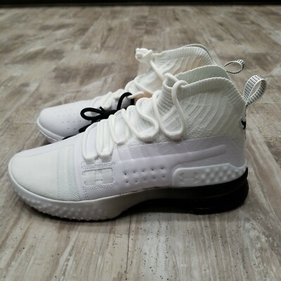 Under Armour Project Rock Shoes Men Sz White Black UK