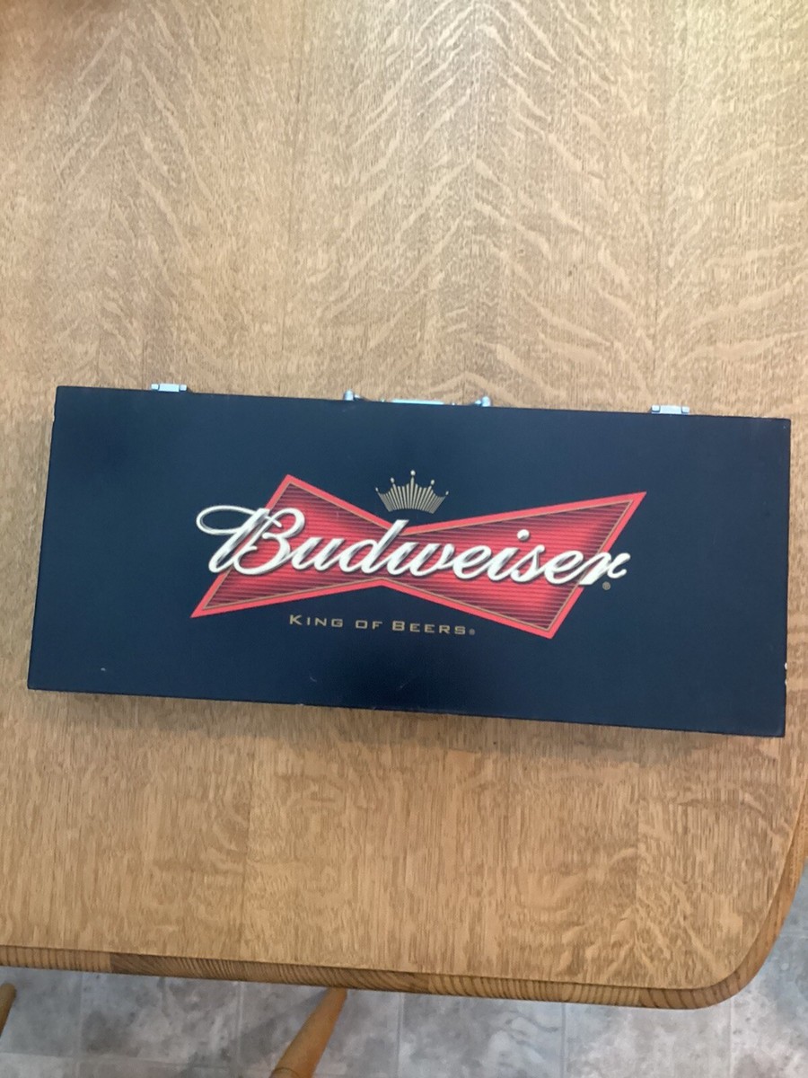 【ビンテージ】Budweiser コレクションセット Budweiser Beer World Poker Tour Multicolor Poker Chip Set W/ Heavy