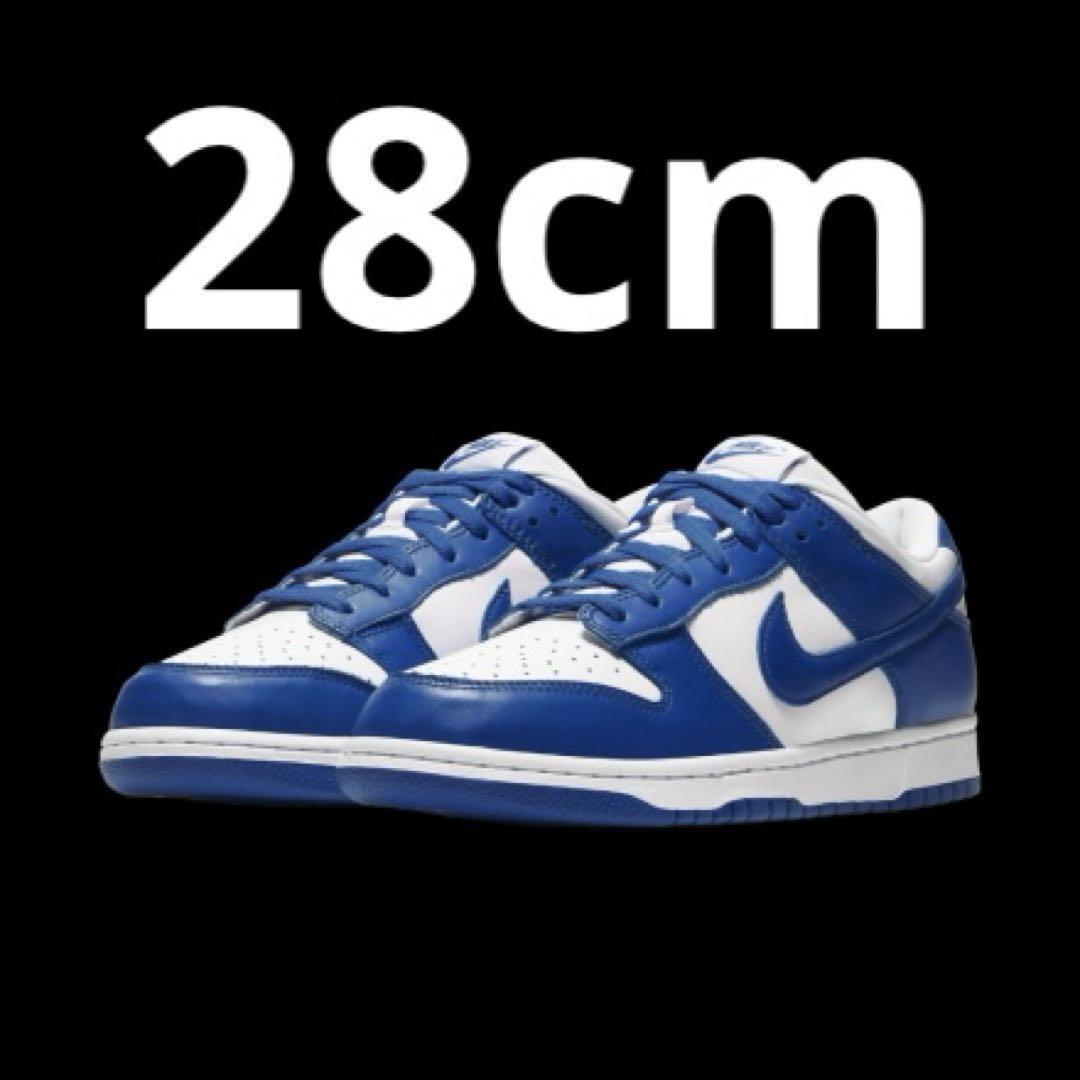 Nike Dunk Low Varsity Royal 10.0 US Men's Sneakers Blue Custom Laces Used