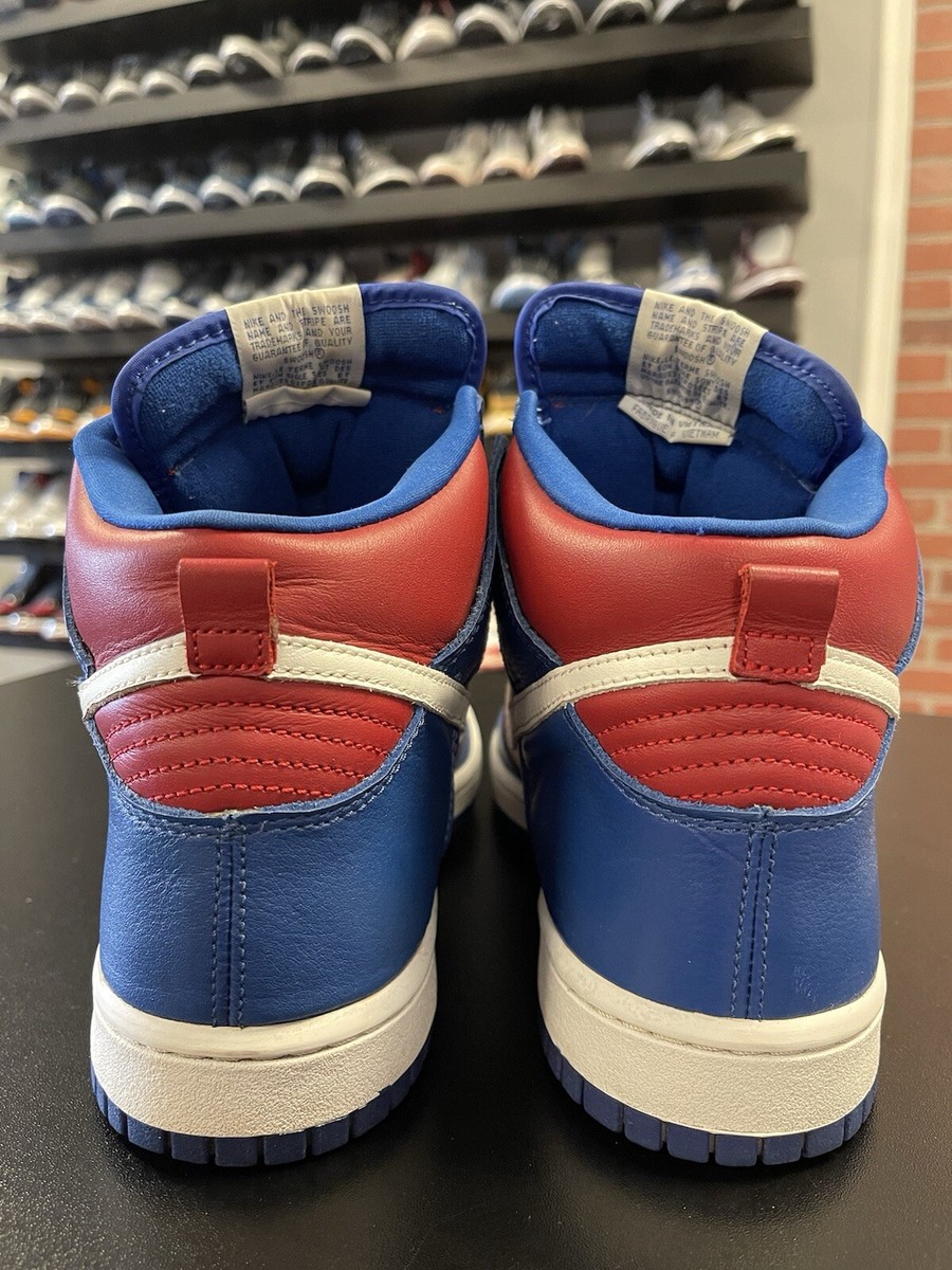 Size 9 - Nike Dunk High LA Clippers Shoes Mens Red 305287-411