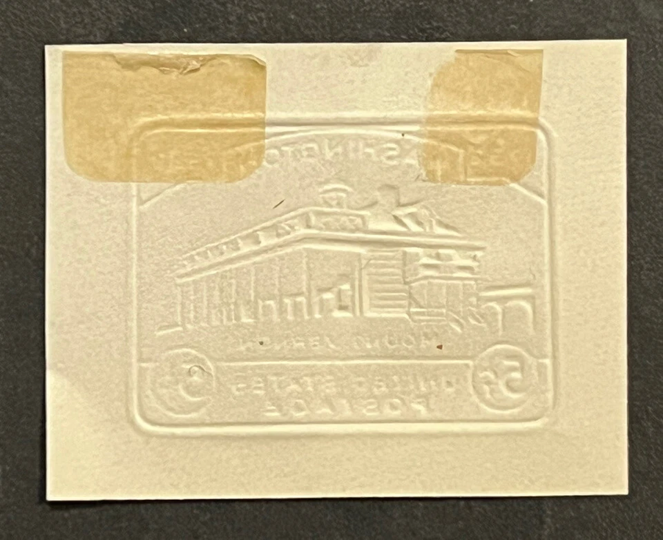 Travelstamps: US Stamps Cut Square Scott #U528 Mount Vernon Mint Hinged - Image 4 of 4