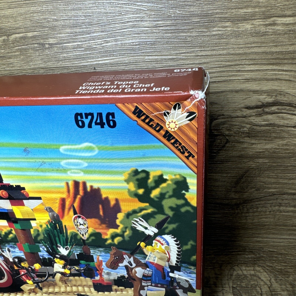 Lego 6746 Wild West Chief's Tepee Western Indians Minifigures