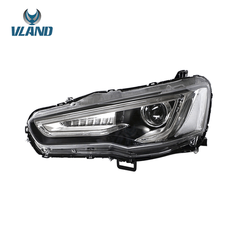 For 2008-17 Mitsubishi Lancer EVO VLAND Pair LED Headlights Projector Headlights - Bild 2 von 12
