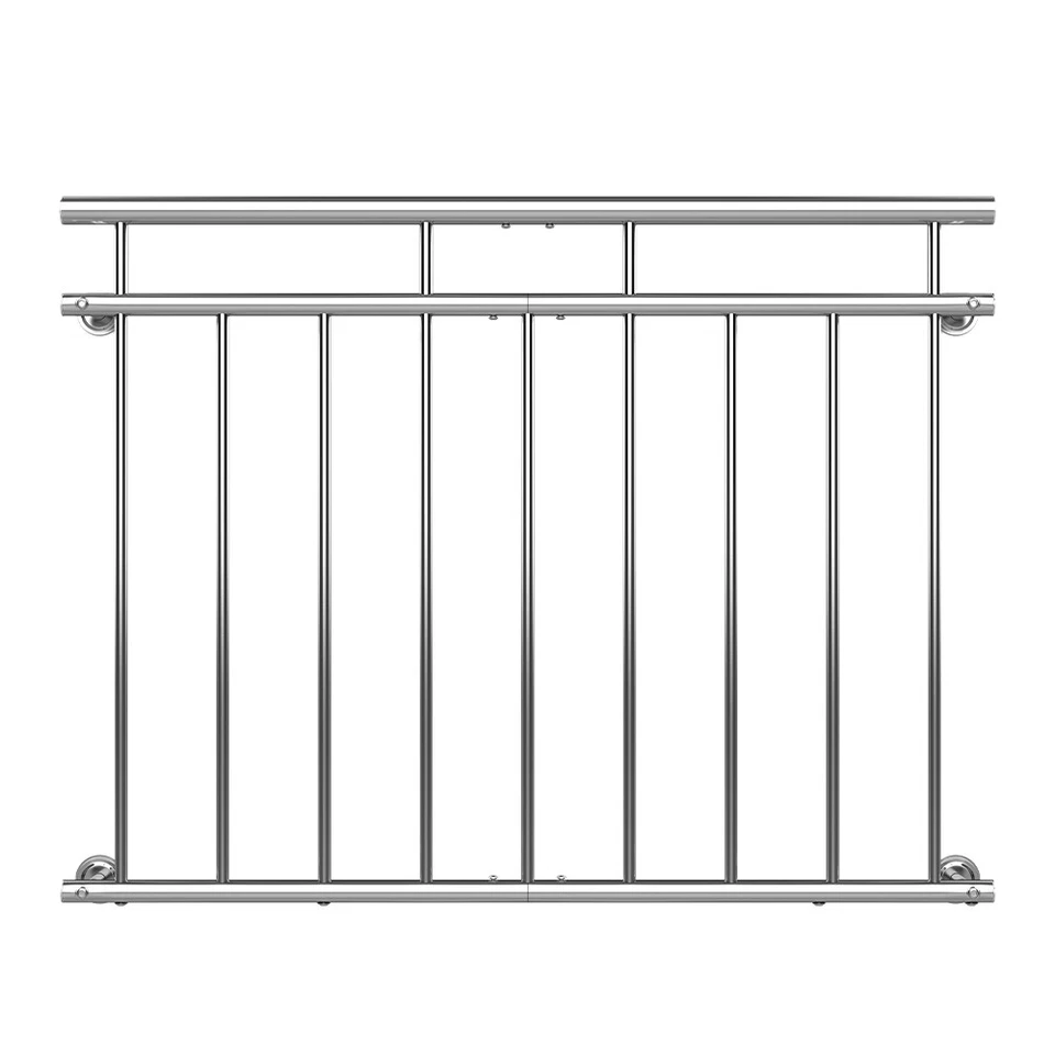 Monzana Französischer Balkon Edelstahl Stabgeländer Balkongeländer Fenstergitter - Bild 4 von 4