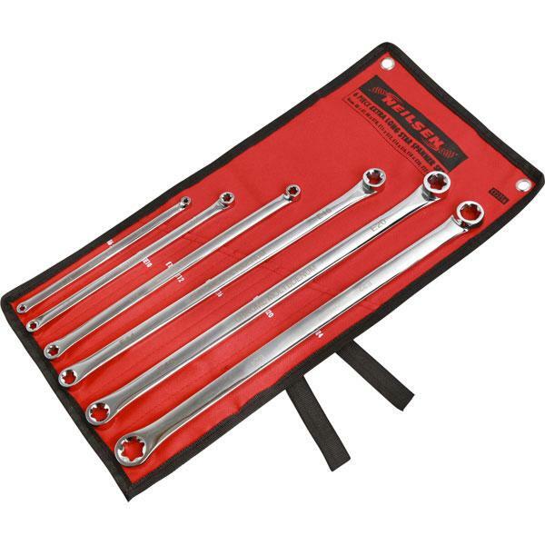 6pc E TORX SPANNER SET Extra Long Reach E6 to E24 Female Torque Wrench